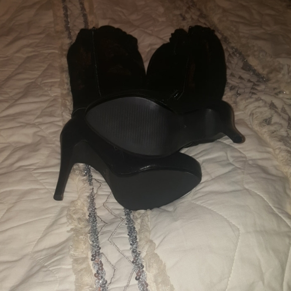 VINTAGE LEATHER  boots - Picture 3 of 6